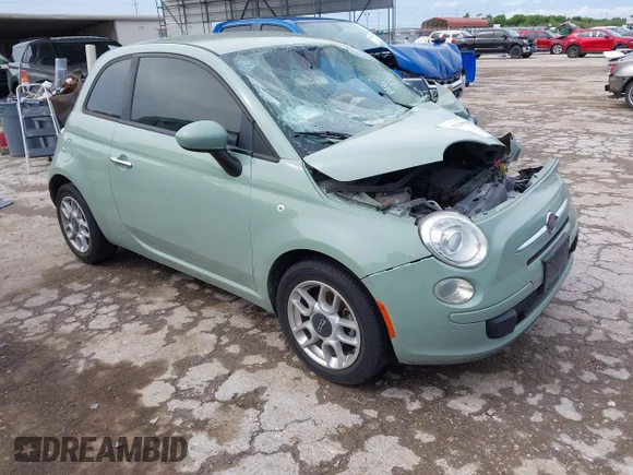 ✅ 2012 FIAT 500 Pop • VIN: 3C3CFFAR2CT200577 • Lot: 42340640. Listed on IAAI with 145,889 mi. Free auction sales archive from the USA and detailed vehicle history report at DreamBid. Image 1.