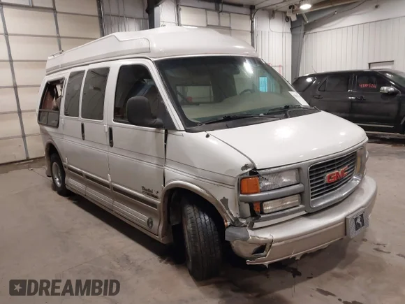 ✅ 1997 GMC Savana Cargo YF7 • VIN: 1GDFG15R3V1039150 • Lot: 43843347. Listed on IAAI with 67,833 mi. Free auction sales archive from the USA and detailed vehicle history report at DreamBid. Image 1.