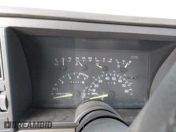✅ 1993 Chevrolet Silverado 1500 • VIN: 1GCDC14H6PZ125993 • Lot: 44202415. Wystawiony na IAAI z przebiegiem 308 487 mil. Bezpłatny archiwum sprzedaży aukcyjnych z USA i szczegółowy raport historii pojazdu na DreamBid. Zdjęcie 7.