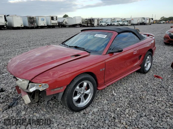 ✅ 1994 Ford Mustang • VIN: 1FALP45T3RF186829 • Lot: 82519385. Wystawiony na Copart z przebiegiem 185 409 mil. Bezpłatny archiwum sprzedaży aukcyjnych z USA i szczegółowy raport historii pojazdu na DreamBid. Zdjęcie 1.