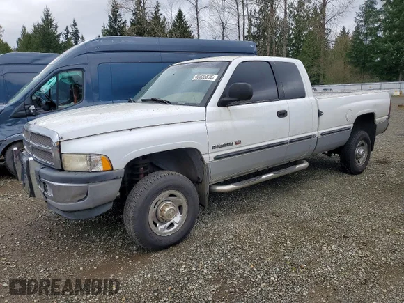 ✅ 1998 Dodge 2500 • VIN: 1B7KF23W3WJ160489 • Lot: 46035836. Listed on Copart with 151,531 mi. Free auction sales archive from the USA and detailed vehicle history report at DreamBid. Image 1.