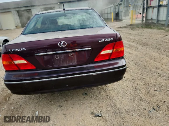 ✅ 2001 Lexus LS 430 • VIN: JTHBN30F810019556 • Лот: 59061016. Опубліковано раніше на Copart з пробігом 145 563 миль. Безкоштовний доступ до архіву аукціонних продажів зі США та докладний звіт про історію автомобіля на DreamBid. Зображення 6.