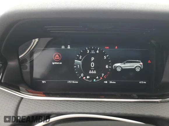 ✅ 2021 Land Rover Range Rover Evoque R-Dynamic S • VIN: SALZT2FX2MH127959 • Лот: 85133915. Опубліковано раніше на Copart з пробігом 75 116 миль. Безкоштовний доступ до архіву аукціонних продажів зі США та докладний звіт про історію автомобіля на DreamBid. Зображення 9.