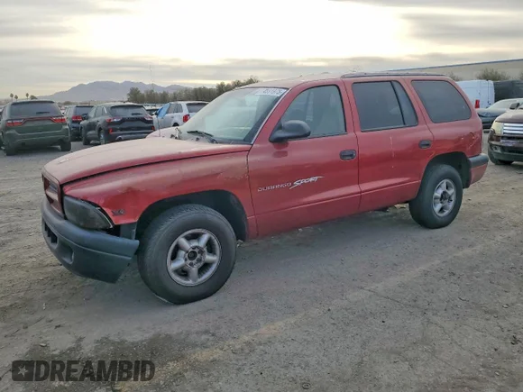 ✅ 2000 Dodge Durango • VIN: 1B4HR28YXYF128783 • Lot: 74891975. Listed on Copart with 152,921 mi. Free auction sales archive from the USA and detailed vehicle history report at DreamBid. Image 1.
