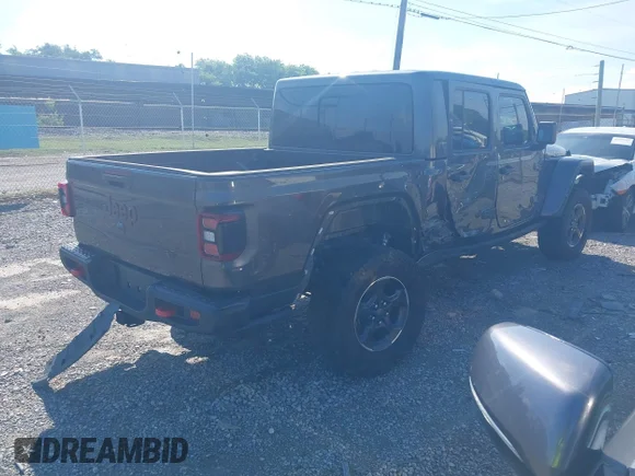 ✅ 2021 Jeep Gladiator Rubicon • VIN: 1C6JJTBG9ML592538 • Lot: 42206035. Wystawiony na IAAI z przebiegiem 37 945 mil. Bezpłatny archiwum sprzedaży aukcyjnych z USA i szczegółowy raport historii pojazdu na DreamBid. Zdjęcie 4.