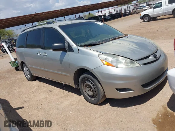 ✅ 2007 Toyota Sienna LE • VIN: 5TDZK23C57S054307 • Lot: 45590358. Wystawiony na IAAI z przebiegiem 275 253 mil. Bezpłatny archiwum sprzedaży aukcyjnych z USA i szczegółowy raport historii pojazdu na DreamBid. Zdjęcie 1.