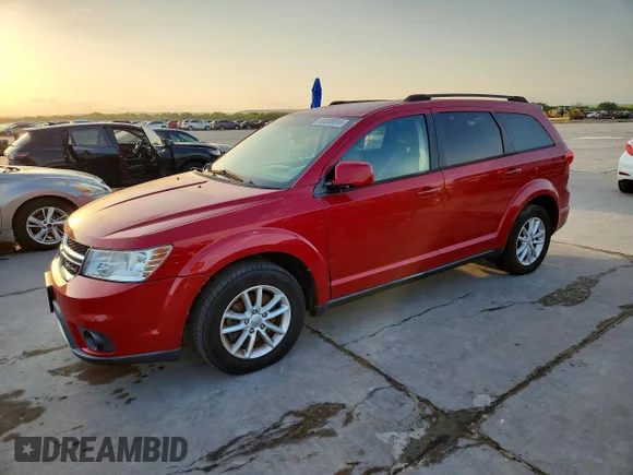 ✅ 2015 Dodge Journey SXT • VIN: 3C4PDCBG4FT564499 • Lot: 50309056. Listed on Copart with 131,899 mi. Free auction sales archive from the USA and detailed vehicle history report at DreamBid. Image 1.