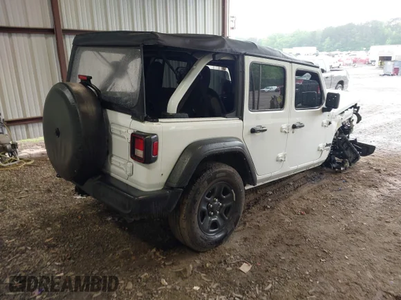 ✅ 2021 Jeep Wrangler Unlimited Willys • VIN: 1C4HJXDN4MW790999 • Lot: 42236588. Wystawiony na IAAI z przebiegiem 53 954 mil. Bezpłatny archiwum sprzedaży aukcyjnych z USA i szczegółowy raport historii pojazdu na DreamBid. Zdjęcie 4.