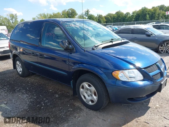 ✅ 2002 Dodge Caravan SE • VIN: 1B4GP25332B674589 • Lot: 43125574. Wystawiony na IAAI z przebiegiem 76 276 mil. Bezpłatny archiwum sprzedaży aukcyjnych z USA i szczegółowy raport historii pojazdu na DreamBid. Zdjęcie 1.