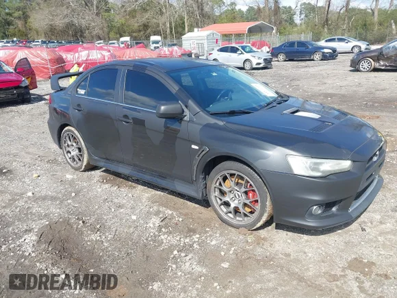 ✅ 2010 Mitsubishi Lancer Evolution MR • VIN: JA32W5FV5AU018459 • Lot: 44575245. Listed on IAAI with 175,328 mi. Free auction sales archive from the USA and detailed vehicle history report at DreamBid. Image 1.