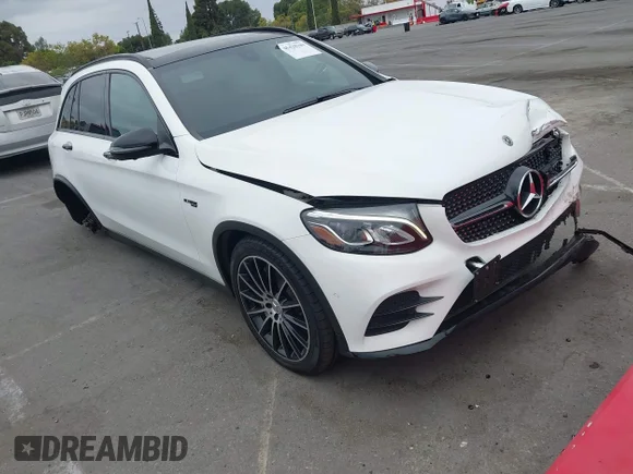 ✅ 2018 Mercedes-Benz GLC 43 AMG • VIN: WDC0G6EB7JF440203 • Lot: 45428109. Wystawiony na IAAI z przebiegiem 73 241 mil. Bezpłatny archiwum sprzedaży aukcyjnych z USA i szczegółowy raport historii pojazdu na DreamBid. Zdjęcie 1.