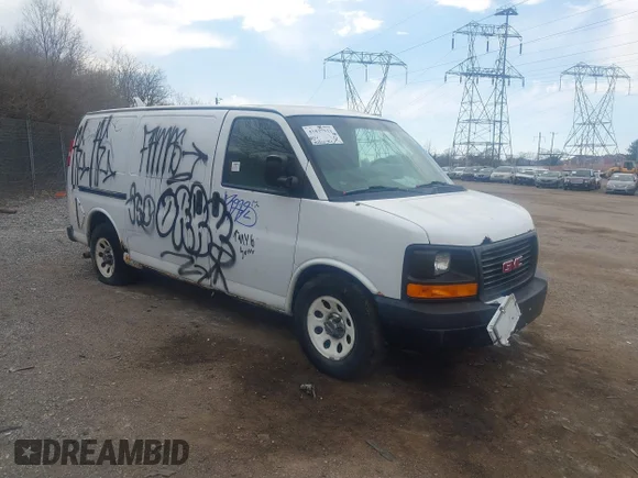✅ 2012 GMC Savana Cargo • VIN: 1GTS8AF41C1191248 • Lot: 41837521. Wystawiony na IAAI z przebiegiem 182 252 mil. Bezpłatny archiwum sprzedaży aukcyjnych z USA i szczegółowy raport historii pojazdu na DreamBid. Zdjęcie 1.