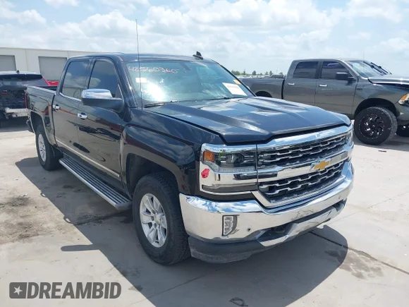 ✅ 2018 Chevrolet Silverado 1500 LTZ • VIN: 3GCPCSEC0JG386873 • Lot: 42560360. Listed on IAAI with 50,775 mi. Free auction sales archive from the USA and detailed vehicle history report at DreamBid. Image 1.