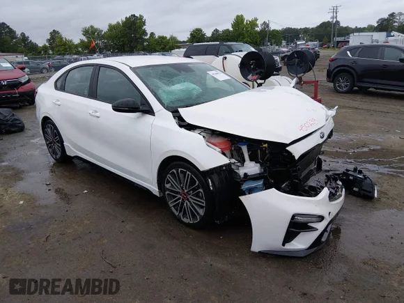 ✅ 2021 Kia Forte GT • VIN: 3KPF44AC1ME338650 • Лот: 45180074. Опубліковано раніше на IAAI з пробігом 80 907 миль. Безкоштовний доступ до архіву аукціонних продажів зі США та докладний звіт про історію автомобіля на DreamBid. Зображення 1.