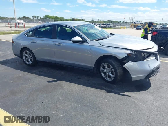 ✅ 2024 Honda Accord LX • VIN: 1HGCY1F20RA051396 • Lot: 44661240. Listed on IAAI with 112,983 mi. Free auction sales archive from the USA and detailed vehicle history report at DreamBid. Image 1.