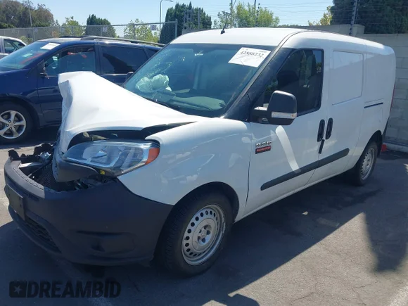 ✅ 2021 Ram ProMaster City Cargo Tradesman • VIN: ZFBHRFAB7M6T12379 • Лот: 42888232. Опубликован ранее на IAAI с пробегом 95 566 миль. Бесплатный доступ к архиву аукционных продаж из США и подробный отчёт об истории автомобиля на DreamBid. Изображение 2.