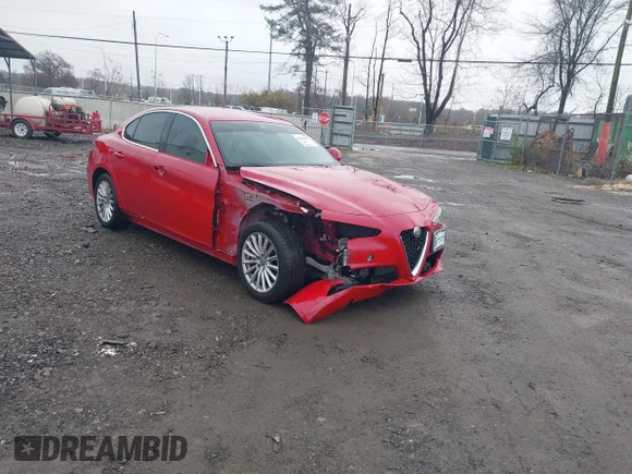 ✅ 2021 Alfa Romeo Giulia • VIN: ZARFANAN9M7646378 • Lot: 43780043. Listed on IAAI with 109,835 mi. Free auction sales archive from the USA and detailed vehicle history report at DreamBid. Image 1.