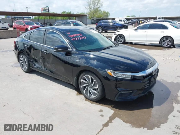 ✅ 2020 Honda Insight Touring • VIN: 19XZE4F9XLE008589 • Лот: 44777047. Опубліковано раніше на IAAI з пробігом 80 340 миль. Безкоштовний доступ до архіву аукціонних продажів зі США та докладний звіт про історію автомобіля на DreamBid. Зображення 1.