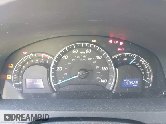 ✅ 2012 Toyota Camry XLE • VIN: 4T4BF1FK2CR241482 • Lot: 45257065. Listed on IAAI with 50,528 mi. Free auction sales archive from the USA and detailed vehicle history report at DreamBid. Image 7.