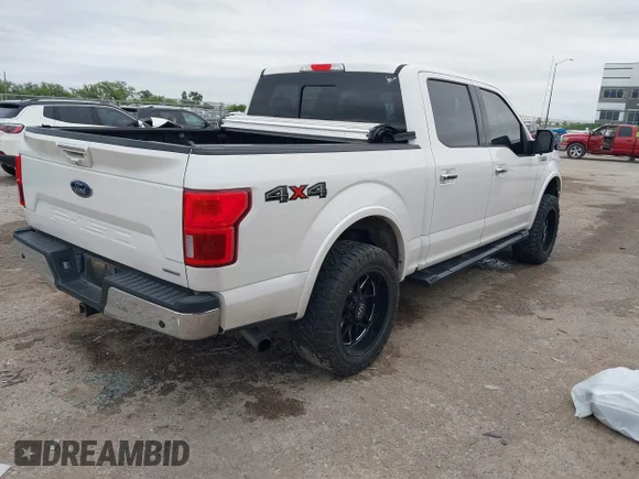 ✅ 2019 Ford F-150 Lariat • VIN: 1FTEW1EPXKFB66056 • Lot: 44983440. Wystawiony na IAAI z przebiegiem 100 917 mil. Bezpłatny archiwum sprzedaży aukcyjnych z USA i szczegółowy raport historii pojazdu na DreamBid. Zdjęcie 4.