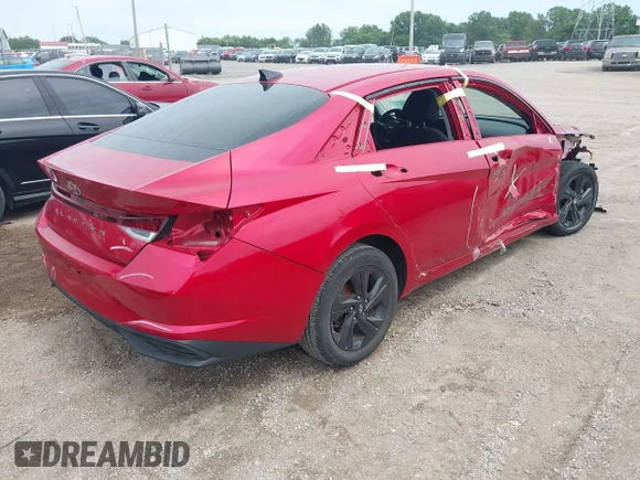 ✅ 2021 Hyundai Elantra SEL • VIN: 5NPLM4AG2MH044496 • Lot: 45284769. Listed on IAAI with 38,551 mi. Free auction sales archive from the USA and detailed vehicle history report at DreamBid. Image 4.