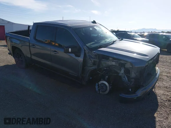 ✅ 2022 GMC Sierra 1500 Elevation • VIN: 3GTP9CEK0NG150029 • Лот: 45001217. Опубликован ранее на IAAI с пробегом 23 646 миль. Бесплатный доступ к архиву аукционных продаж из США и подробный отчёт об истории автомобиля на DreamBid. Изображение 1.