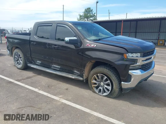 ✅ 2019 Chevrolet Silverado 1500 LT • VIN: 1GCUYDED9KZ126983 • Lot: 45055119. Listed on IAAI with 122,161 mi. Free auction sales archive from the USA and detailed vehicle history report at DreamBid. Image 1.
