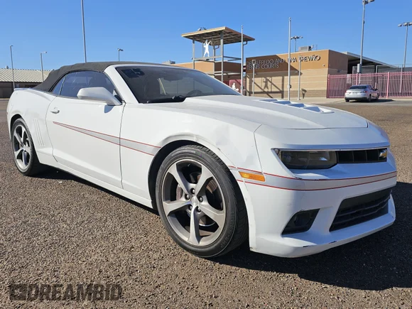 ✅ 2015 Chevrolet Camaro SS • VIN: 2G1FK3DJ0F9222280 • Лот: 44396245. Опубликован ранее на IAAI с пробегом 210 821 миль. Бесплатный доступ к архиву аукционных продаж из США и подробный отчёт об истории автомобиля на DreamBid. Изображение 1.