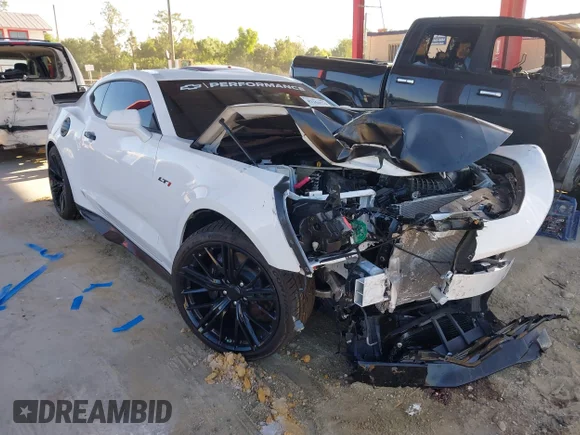✅ 2023 Chevrolet Camaro 1SS • VIN: 1G1FF1R79P0160976 • Lot: 42264778. Listed on IAAI with 22,527 mi. Free auction sales archive from the USA and detailed vehicle history report at DreamBid. Image 1.