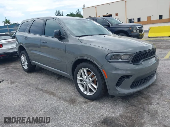 ✅ 2026 Dodge Durango GT • VIN: 1C4RDJDG6TC167104 • Лот: 44959036. Опубліковано раніше на IAAI з пробігом 12 614 миль. Безкоштовний доступ до архіву аукціонних продажів зі США та докладний звіт про історію автомобіля на DreamBid. Зображення 1.