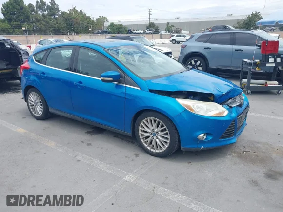 ✅ 2012 Ford Focus SEL • VIN: 1FAHP3M2XCL274049 • Lot: 45619388. Listed on IAAI with 122,104 mi. Free auction sales archive from the USA and detailed vehicle history report at DreamBid. Image 1.