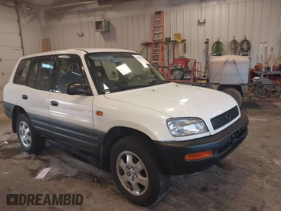 ✅ 1996 Toyota RAV4 • VIN: JT3HP10V4T0084848 • Lot: 43248010. Listed on IAAI with 134,596 mi. Free auction sales archive from the USA and detailed vehicle history report at DreamBid. Image 1.