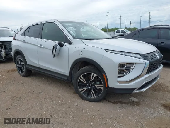 ✅ 2025 Mitsubishi Eclipse Cross SE • VIN: JA4ATWAA0SZ008680 • Lot: 45245094. Listed on IAAI with 19,241 mi. Free auction sales archive from the USA and detailed vehicle history report at DreamBid. Image 1.