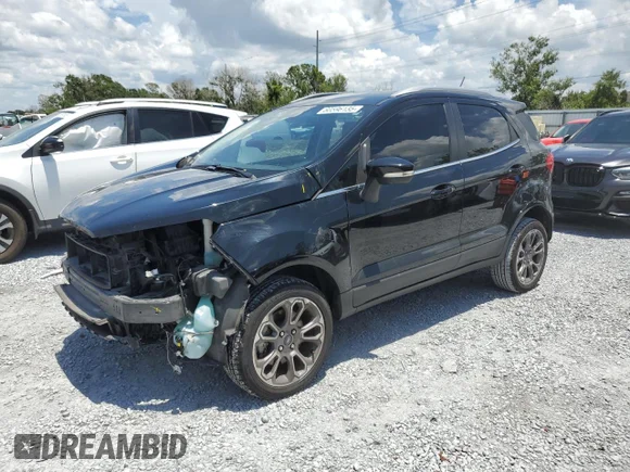 ✅ 2021 Ford EcoSport Titanium • VIN: MAJ6S3KLXMC407380 • Lot: 60596135. Wystawiony na Copart z przebiegiem 65 646 mil. Bezpłatny archiwum sprzedaży aukcyjnych z USA i szczegółowy raport historii pojazdu na DreamBid. Zdjęcie 1.