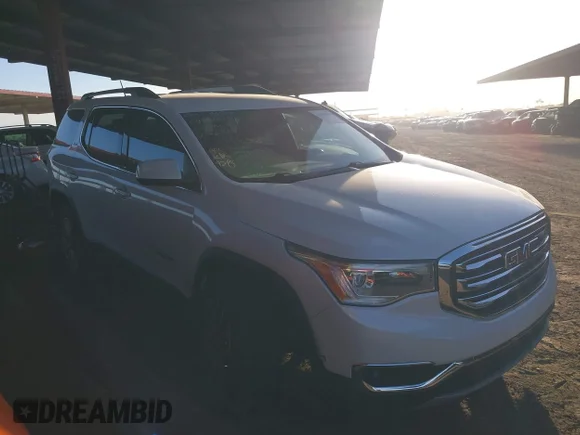 ✅ 2019 GMC Acadia SLE • VIN: 1GKKNLLS7KZ142504 • Lot: 44584814. Listed on IAAI with 80,107 mi. Free auction sales archive from the USA and detailed vehicle history report at DreamBid. Image 1.