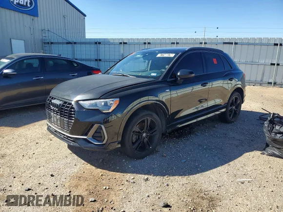 ✅ 2020 Audi Q3 S line Premium • VIN: WA1DECF3XL1110083 • Lot: 57748876. Wystawiony na Copart z przebiegiem 61 200 mil. Bezpłatny archiwum sprzedaży aukcyjnych z USA i szczegółowy raport historii pojazdu na DreamBid. Zdjęcie 1.
