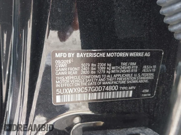✅ 2016 BMW X3 xDrive28i • VIN: 5UXWX9C57G0D74800 • Лот: 45401693. Опубліковано раніше на IAAI з пробігом 139 100 миль. Безкоштовний доступ до архіву аукціонних продажів зі США та докладний звіт про історію автомобіля на DreamBid. Зображення 9.