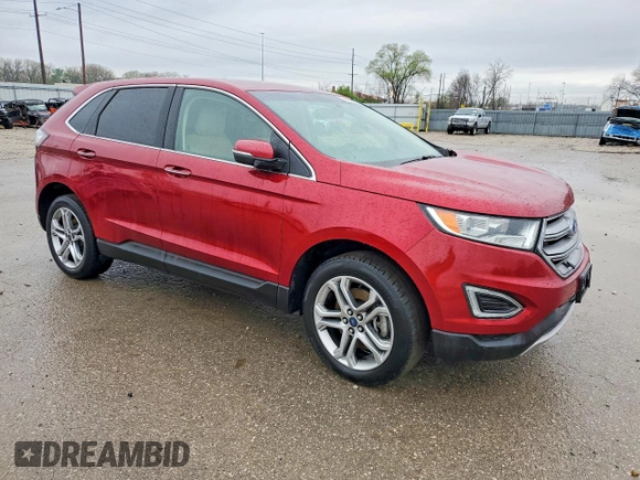 ✅ 2017 Ford Edge Titanium • VIN: 2FMPK4K99HBB91595 • Lot: 49806976. Listed on Copart with 159,891 mi. Free auction sales archive from the USA and detailed vehicle history report at DreamBid. Image 4.
