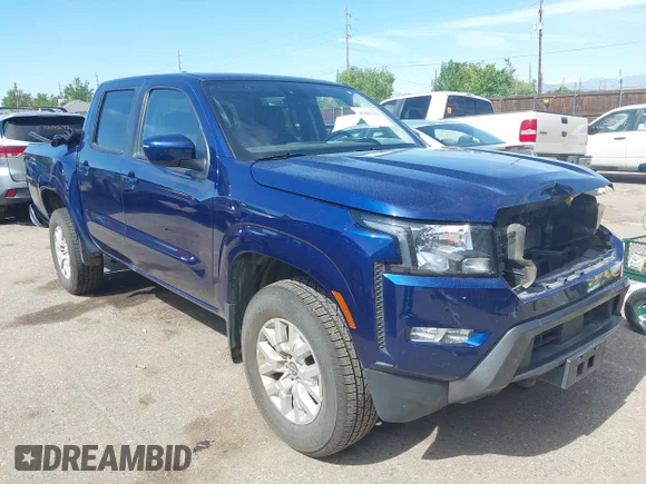 ✅ 2022 Nissan Frontier S • VIN: 1N6ED1EK6NN651327 • Lot: 45065329. Wystawiony na IAAI z przebiegiem 54 013 mil. Bezpłatny archiwum sprzedaży aukcyjnych z USA i szczegółowy raport historii pojazdu na DreamBid. Zdjęcie 1.