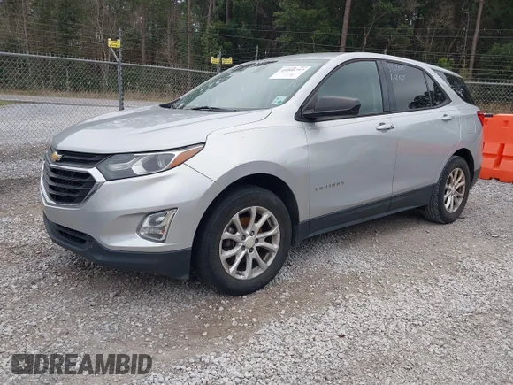 ✅ 2018 Chevrolet Equinox LS • VIN: 2GNAXHEV6J6336593 • Lot: 44066717. Wystawiony na IAAI z przebiegiem 226 964 mil. Bezpłatny archiwum sprzedaży aukcyjnych z USA i szczegółowy raport historii pojazdu na DreamBid. Zdjęcie 2.