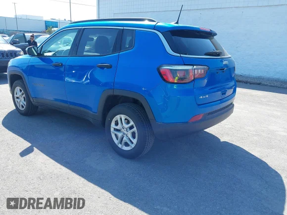 ✅ 2019 Jeep Compass Upland • VIN: 3C4NJDAB3KT620003 • Lot: 45282751. Wystawiony na IAAI z przebiegiem 58 475 mil. Bezpłatny archiwum sprzedaży aukcyjnych z USA i szczegółowy raport historii pojazdu na DreamBid. Zdjęcie 3.
