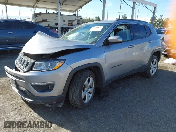✅ 2020 Jeep Compass Latitude • VIN: 3C4NJCBB3LT115069 • Лот: 44191827. Опубліковано раніше на IAAI з пробігом 111 792 миль. Безкоштовний доступ до архіву аукціонних продажів зі США та докладний звіт про історію автомобіля на DreamBid. Зображення 2.