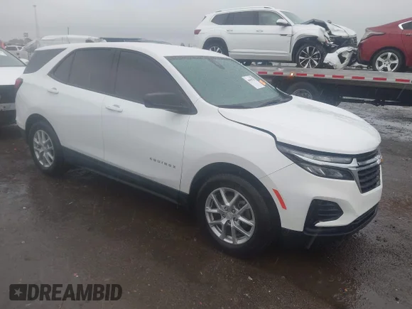 ✅ 2023 Chevrolet Equinox LS • VIN: 3GNAXHEG3PL122750 • Лот: 44895710. Опубликован ранее на IAAI с пробегом 66 308 миль. Бесплатный доступ к архиву аукционных продаж из США и подробный отчёт об истории автомобиля на DreamBid. Изображение 1.