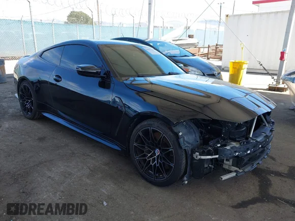 ✅ 2023 BMW M4 Competition • VIN: WBS33AZ00PCL63199 • Lot: 41917337. Wystawiony na IAAI z przebiegiem 37 786 mil. Bezpłatny archiwum sprzedaży aukcyjnych z USA i szczegółowy raport historii pojazdu na DreamBid. Zdjęcie 1.
