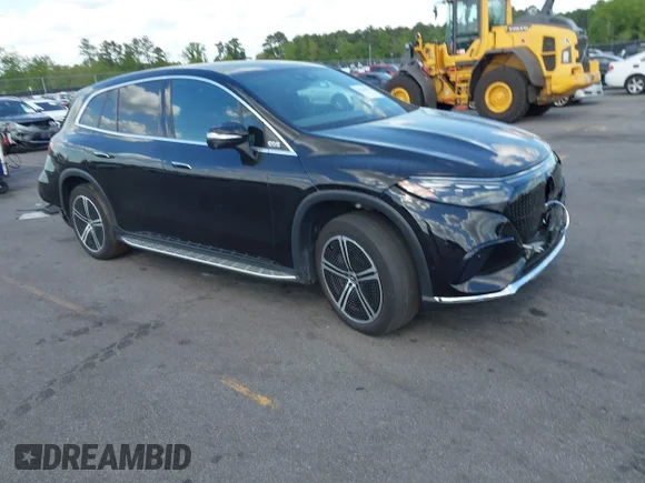✅ 2023 Mercedes-Benz EQS 450 • VIN: 4JGDM2EB9PA028701 • Lot: 44760050. Listed on IAAI with 27,706 mi. Free auction sales archive from the USA and detailed vehicle history report at DreamBid. Image 1.