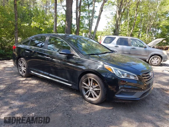 ✅ 2015 Hyundai Sonata Sport • VIN: 5NPE34AB1FH081171 • Лот: 45240769. Опубликован ранее на IAAI с пробегом 95 555 миль. Бесплатный доступ к архиву аукционных продаж из США и подробный отчёт об истории автомобиля на DreamBid. Изображение 1.