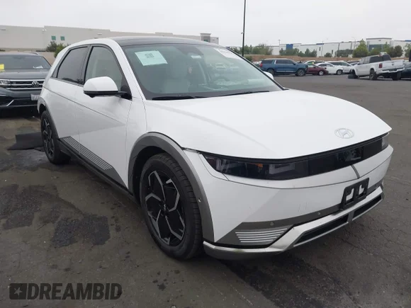 ✅ 2024 Hyundai Ioniq 5 Limited • VIN: KM8KR4DE3RU316652 • Лот: 45128588. Опубліковано раніше на IAAI з пробігом 15 105 миль. Безкоштовний доступ до архіву аукціонних продажів зі США та докладний звіт про історію автомобіля на DreamBid. Зображення 1.