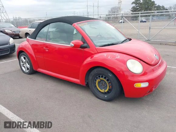 ✅ 2005 Volkswagen Beetle GLS • VIN: 3VWCD31Y25M312832 • Lot: 44480102. Listed on IAAI with 144,194 mi. Free auction sales archive from the USA and detailed vehicle history report at DreamBid. Image 1.