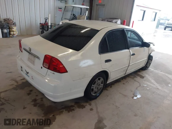 ✅ 2001 Honda Civic LX • VIN: JHMES16591S000298 • Lot: 44908493. Wystawiony na IAAI z przebiegiem 173 136 mil. Bezpłatny archiwum sprzedaży aukcyjnych z USA i szczegółowy raport historii pojazdu na DreamBid. Zdjęcie 4.