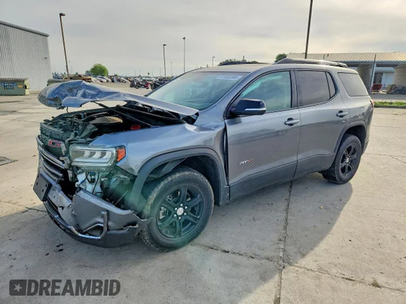 ✅ 2021 GMC Acadia AT4 • VIN: 1GKKNLLS5MZ191865 • Lot: 47832386. Listed on Copart with 47,873 mi. Free auction sales archive from the USA and detailed vehicle history report at DreamBid. Image 1.